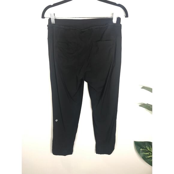 Lululemon Street To Studio Pant II Unlined Black Size 4 Elastic Waist Ankle - Picture 5 of 9